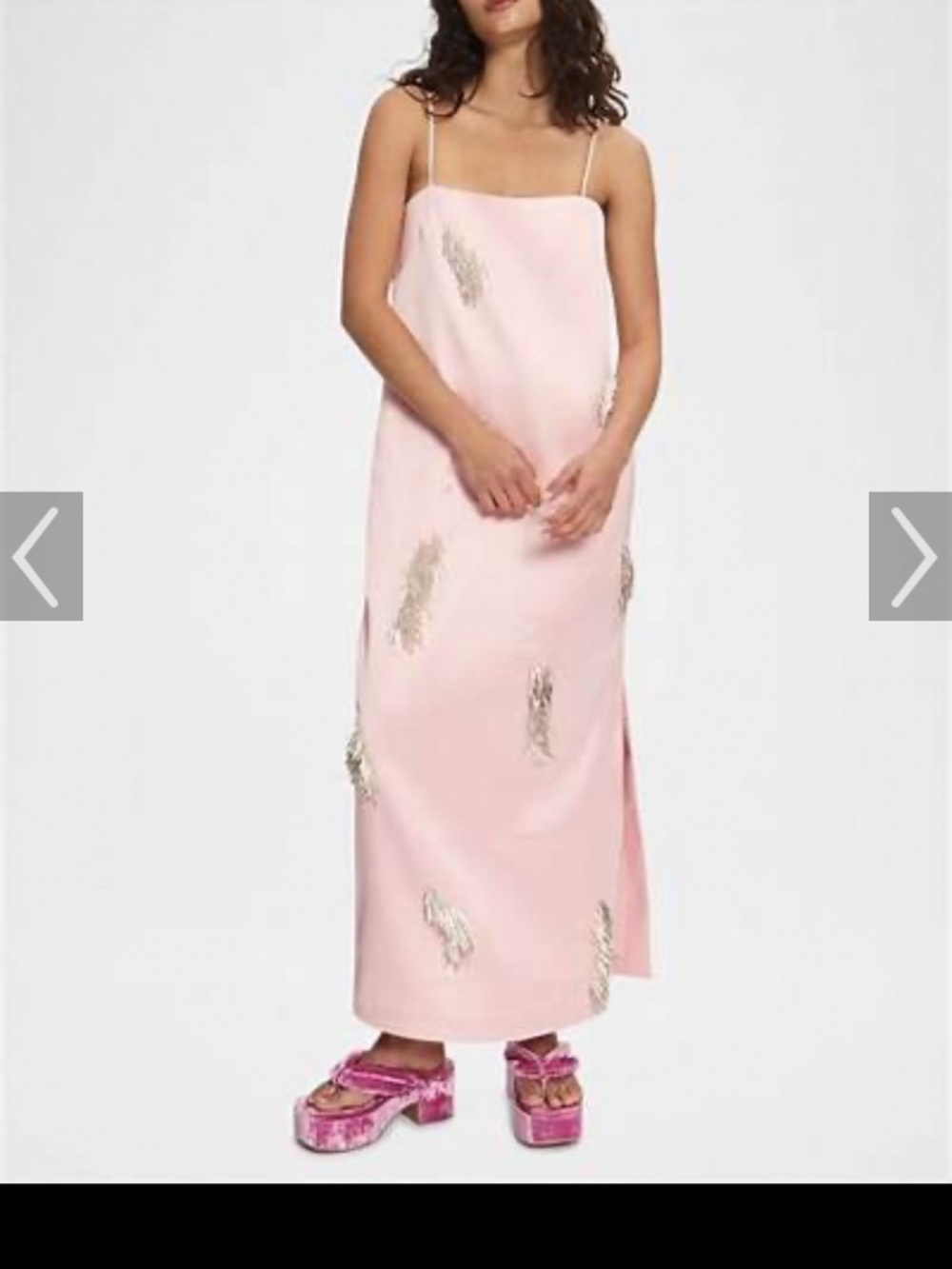ISO Alemais Cindy embellished slip dress size 10 or 12